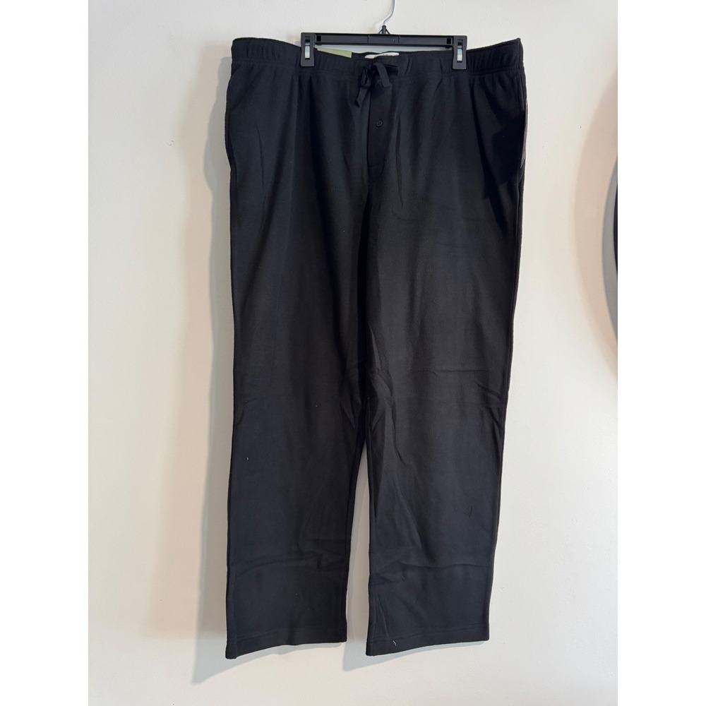 Goodfellow & Co Microfleece Pajama Pants Mens XL Black Drawstring Waist